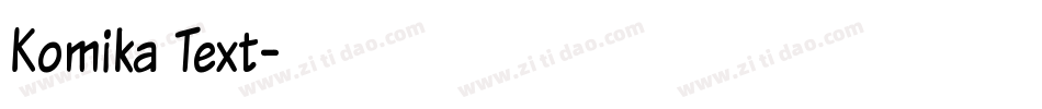 Komika Text字体转换